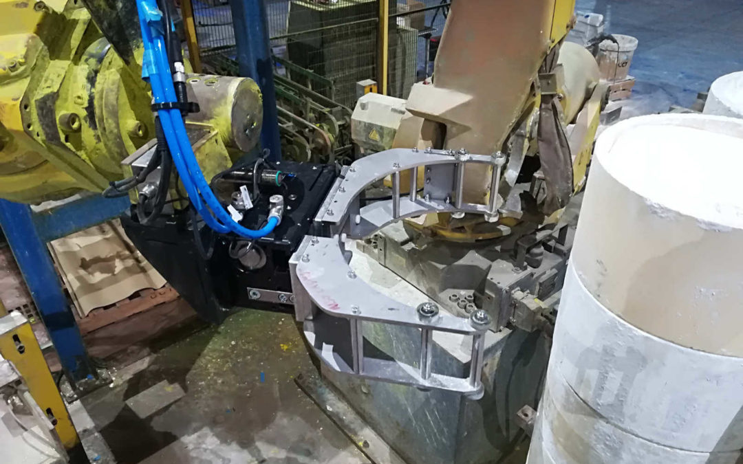 Reprogramación de robot i fabricación de garra